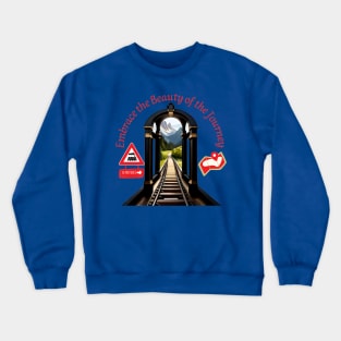 Archway to Tranquil Landscapes Crewneck Sweatshirt